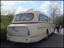 Ikarus 66 der Rostocker Stra�enbahn AG in Rostock am 13.04.2014