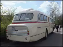 Ikarus 66 der Rostocker Stra�enbahn AG in Rostock am 13.04.2014