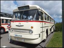 Ikarus 66 der Rostocker Stra�enbahn AG in Rostock am 13.04.2014