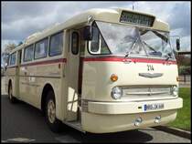 Ikarus 66 der Rostocker Stra�enbahn AG in Rostock am 13.04.2014