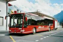 AFA Adelboden Nr. 28/BE 43'089 Mercedes Citaro am 22. Juni 2008 Frutigen, Bahnhof