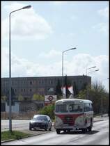 IFA H6B der Rostocker Stra�enbahn AG in Rostock am 13.04.2014