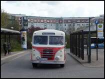 IFA H6B der Rostocker Stra�enbahn AG in Rostock am 13.04.2014