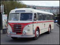 IFA H6B der Rostocker Stra�enbahn AG in Rostock am 13.04.2014