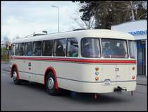 IFA H6B der Rostocker Stra�enbahn AG in Rostock am 13.04.2014