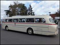 Ikarus 66 der Rostocker Stra�enbahn AG in Rostock am 13.04.2014