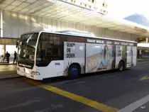 TPL - Mercedes Citaro Nr.322  TI 106545 unterwegs auf der Linie 1 in Zentrum beim TPL Busterminal am 25.12.2015