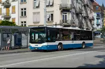Neoplan Centroliner der VBZ als Verstärkungskurs der Linie 46 am 2. Juli 2015 am Bahnhof Wipkingen.