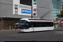 Trolleybus Lyon - interessantes Design mit Oberlichtern. 6. Juli 2015