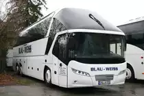 Neoplan Starliner  BLAU-WEISS - Wanger , Pfronten 31.12.2015