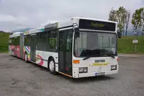 In Sonthofen steht dieser Mercedes Benz O405 (OA-KM 247). Aufgenommen am 11.10.2015.
