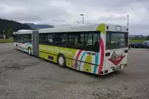 In Sonthofen steht dieser Mercedes Benz O405 (OA-KM 247). Aufgenommen am 11.10.2015.
