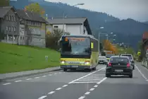 Am 11.10.2015 fährt BD-14065 auf der Linie 35/36 nach Egg und Bezau. Aufgenommen wurde ein Setra S 415 H.
