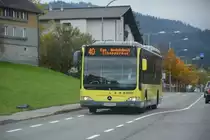 Am 11.10.2015 fährt BD-13769 auf der Linie 40 nach Egg. Aufgenommen wurde ein Mercedes Benz Citaro Facelift Low Entry.
