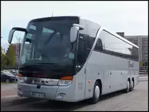 Setra 416 HDH von Brandt aus Deutschland in Rostock am 13.04.2014