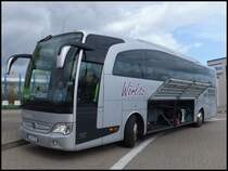 Mercedes Travego von MeinFernBus/W�rlitz Tourist aus Deutschland in Rostock am 13.04.2014