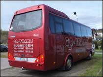 Temsa Opalin von Go-Trans Busreisen aus Deutschland in Sassnitz am 15.04.2014