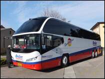 Neoplan Cityliner von �rslev aus D�nemark in Sassnitz am 17.04.2014