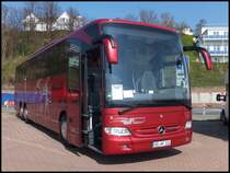 Mercedes Tourismo von WF-Reisen aus Deutschland im Stadthafen Sassnitz am 20.04.2014