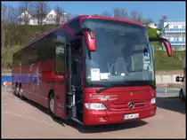 Mercedes Tourismo von WF-Reisen aus Deutschland im Stadthafen Sassnitz am 20.04.2014