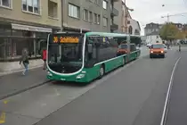 Am 13.10.2015 fährt BS-99303 auf der Linie 36. Aufgenommen wurde ein Mercedes Benz Citaro G der 2. Generation / Elsässerstrasse Basel.
