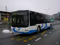 BOGG - MAN Lion`s City  Nr.96  SO  158244 unterwegs auf der Linie 506 vor dem Bahnhof in Olten am 24.01.2016