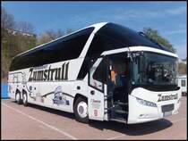 Neoplan Starliner vom Reisedienst Zumstrull aus Deutschland im Stadthafen Sassnitz am 22.04.2014