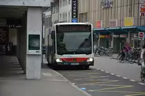 Am 13.10.2015 steht FR-RV 43 (Mercedese Benz Citaro der 2. Generation) als Einsatzwagen am Claraplatz in Basel.
