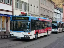vBus Mercedes Benz O405N am 29.01.16 in Heidelberg Universitätsplatz