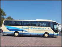 MAN Lion's Coach von Peter's Reisedienst aus Deutschland im Stadthafen Sassnitz am 25.04.2014