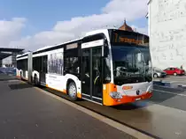 BSU - Mercedes Citaro Nr.37  SO 172037 unterwegs auf der Linie 7 beim Bahnhof Solothurn am 23.01.2016