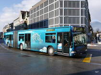 BSU - Mercedes Citaro Nr.47  SO 155947 unterwegs auf der Linie 1 beim Bahnhof Solothurn am 23.01.2016
