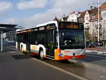 BSU - Mercedes Citaro Nr.87  SO 172087 unterwegs auf der Linie 9 beim Bahnhof Solothurn am 23.01.2016
