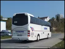 Neoplan Cityliner von Lücking aus Deutschland im Stadthafen Sassnitz am 26.04.2014