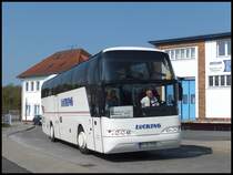 Neoplan Cityliner von Lücking aus Deutschland im Stadthafen Sassnitz am 26.04.2014
