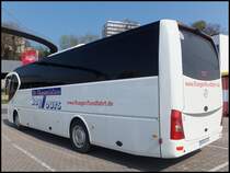 Mercedes Sundancer von BoyTours aus Deutschland im Stadthafen Sassnitz am 26.04.2014