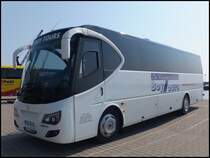 Mercedes Sundancer von BoyTours aus Deutschland im Stadthafen Sassnitz am 26.04.2014