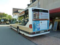 AZZK Zollikon, Mercedes-Benz Citaro (Nr. 46/ZH 161346, 2001) am Di 8. September 2015 am Bahnhof Küsnacht ZH.