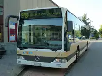 AZZK Zollikon, Mercedes-Benz Citaro (Nr. 45/ZH 541045, 2000) am Di 8. September 2015 am Bahnhof Küsnacht ZH. Die beiden Ortsbuslinien in Küsnacht werden anscheinend meistens mit den älteren Citaros bedient, ich persönlich habe jedenfalls noch keine anderen Busse dort gesichtet. 