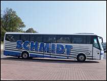 VDL Bova Futura von Schmidt aus Deutschland im Stadthafen Sassnitz am 26.04.2014