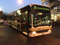 AZZK Zollikon, Mercedes-Benz Citaro (Nr. 45/ZH 541045, 2000) am Mi 9. Dezember 2015 am Bahnhof Küsnacht ZH.
