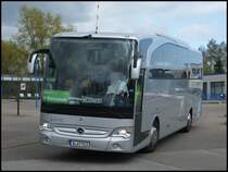 Mercedes Travego von MeinFernBus/W�rlitz Tourist aus Deutschland in Rostock am 13.04.2014