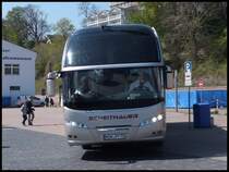 Neoplan Cityliner von Scheithauer aus Deutschland im Stadthafen Sassnitz am 27.04.2014