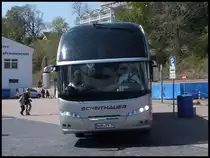 Neoplan Cityliner von Scheithauer aus Deutschland im Stadthafen Sassnitz am 27.04.2014