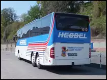 Mercedes Tourismo von Hebbel aus Deutschland im Stadthafen Sassnitz am 27.04.2014