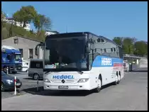 Mercedes Tourismo von Hebbel aus Deutschland im Stadthafen Sassnitz am 27.04.2014