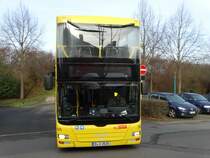 BVG MAN Lions City DD 3535 am 06.02.16 in Frankfurt am Main Unfallklinik