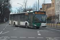 Nickol (P-AC 134) fährt am 06.02.2016 im Auftrag der VIP auf der Linie 692 zum Institut für agrartechnik. Aufgenommen wurde ein Mercedes Benz Citaro der 2. Generation / Potsdam, Hegelallee Ecke Jägerallee. 