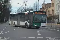 Nickol (P-AC 134) fährt am 06.02.2016 im Auftrag der VIP auf der Linie 692 zum Institut für agrartechnik. Aufgenommen wurde ein Mercedes Benz Citaro der 2. Generation / Potsdam, Hegelallee Ecke Jägerallee. 
