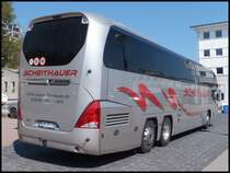 Neoplan Cityliner von Scheithauer aus Deutschland im Stadthafen Sassnitz am 27.04.2014